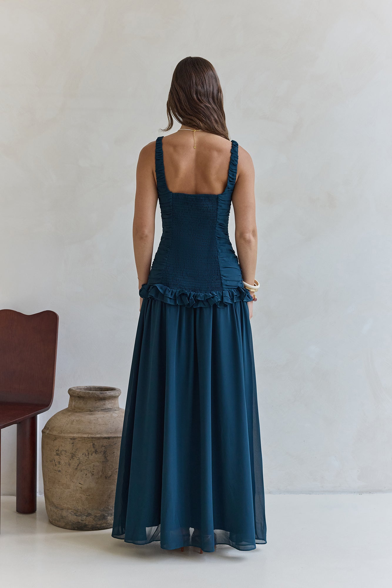 Shoreline Luxe Maxi Dress Green