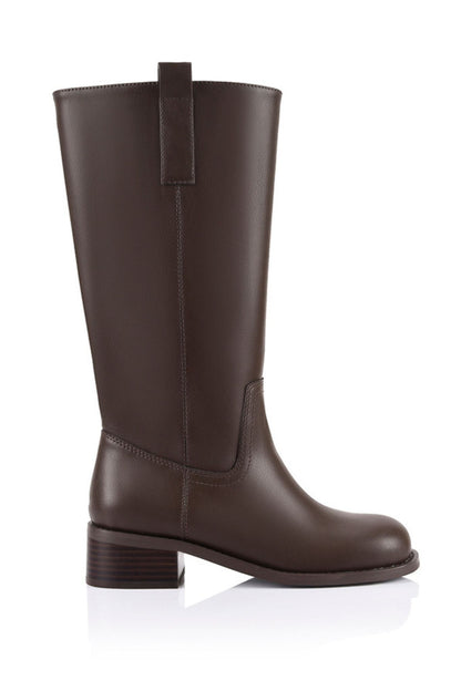 VERALi Rogue Knee High Boots Chocolate Brown