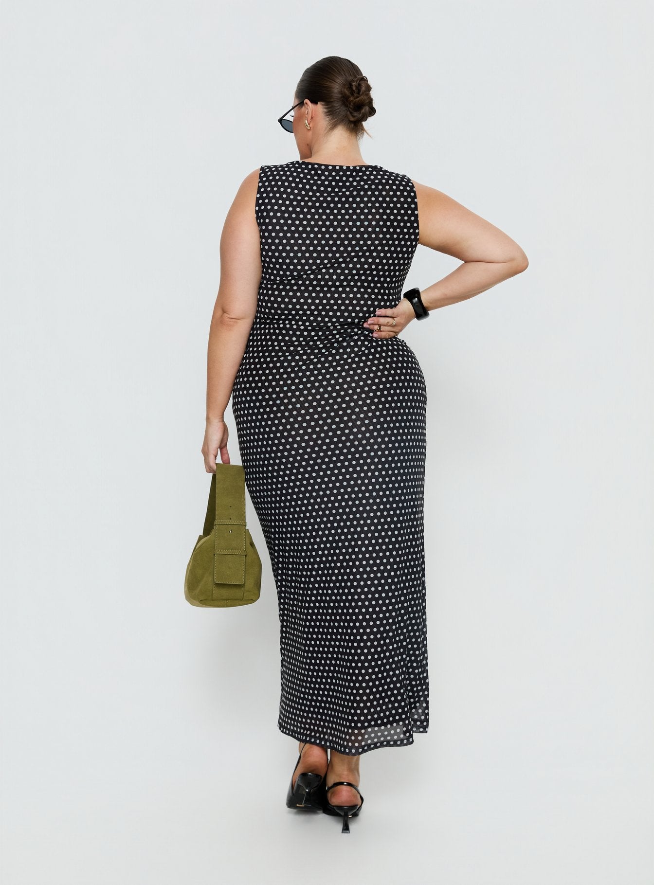 Top Of Mind Maxi Dress Black Curve