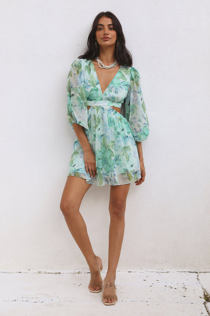 Sweeter Times Dress Green
