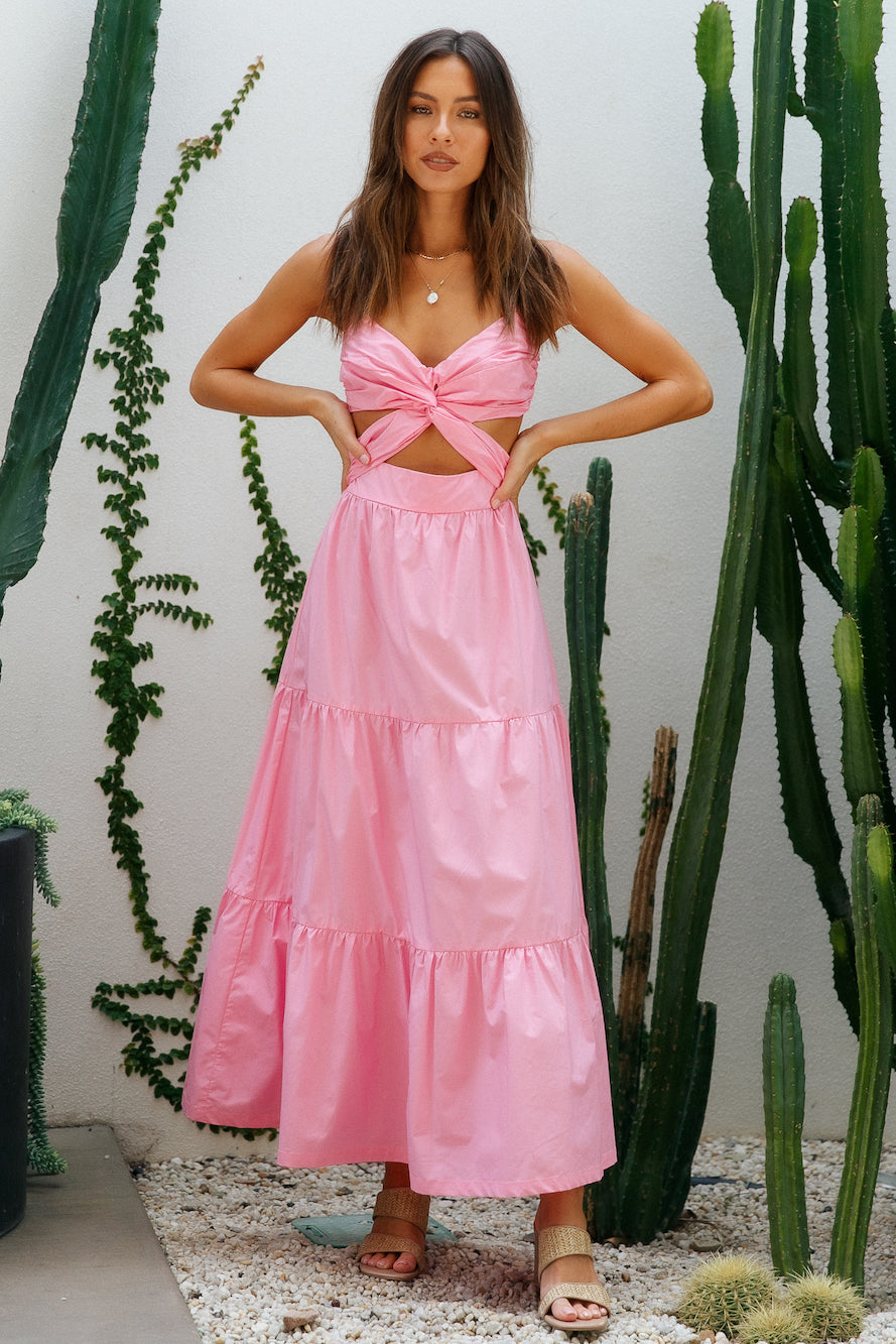 Best Belief Maxi Dress Pink