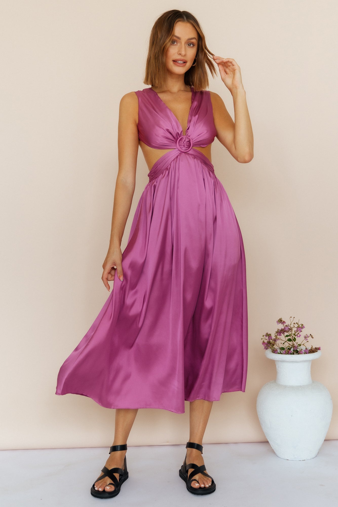 Special Thanks Maxi Dress Purple