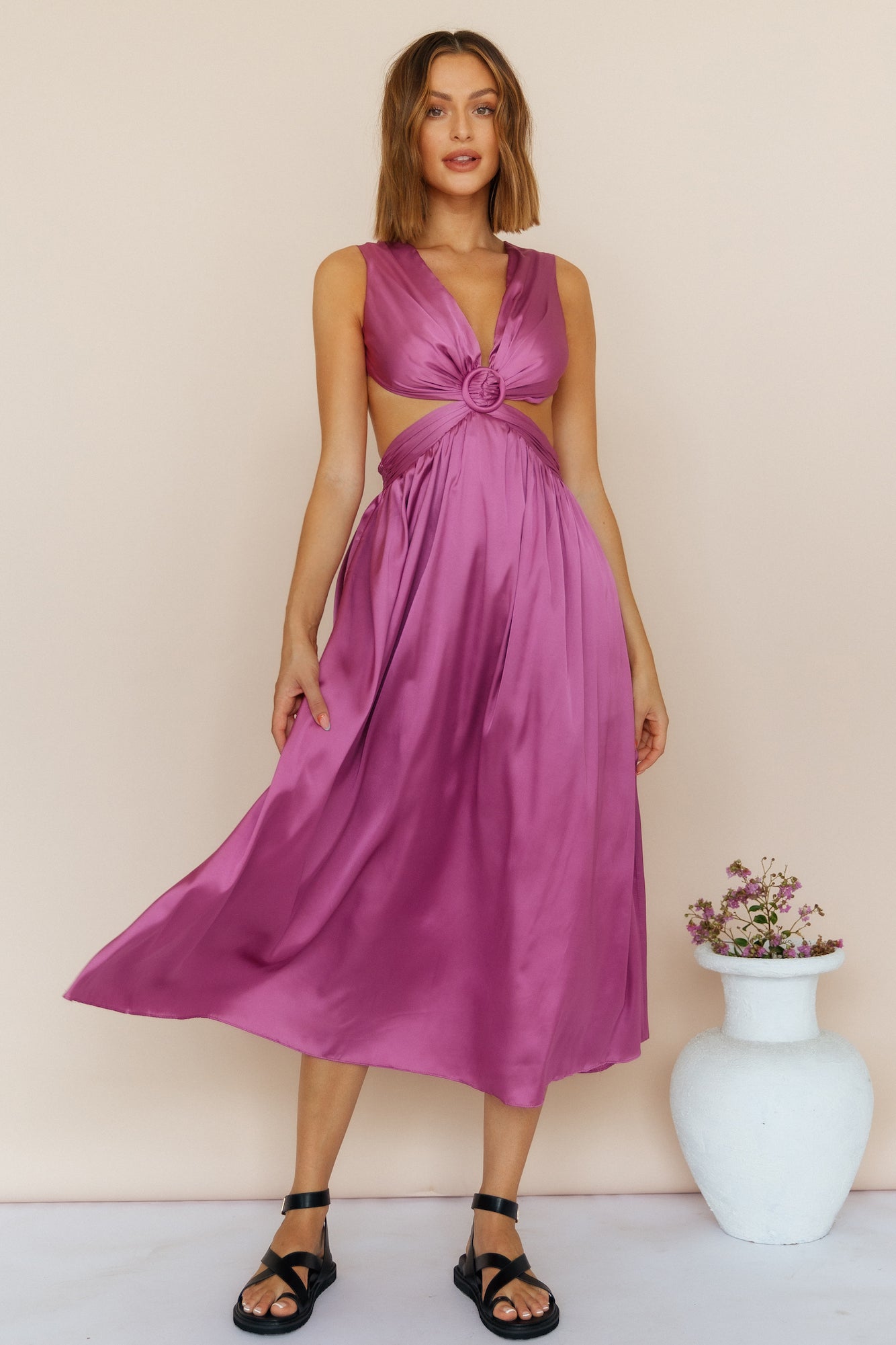 Special Thanks Maxi Dress Purple