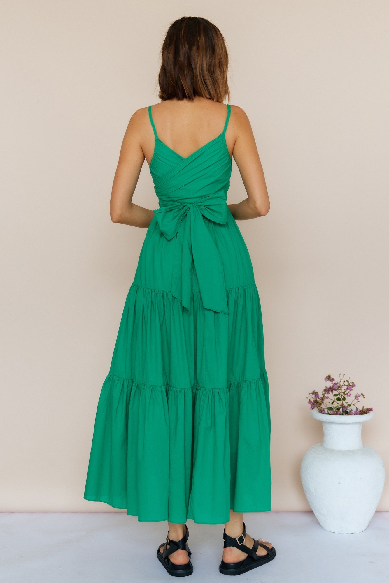 Summer Spotlight Maxi Dress Green