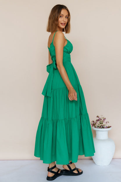 Summer Spotlight Maxi Dress Green