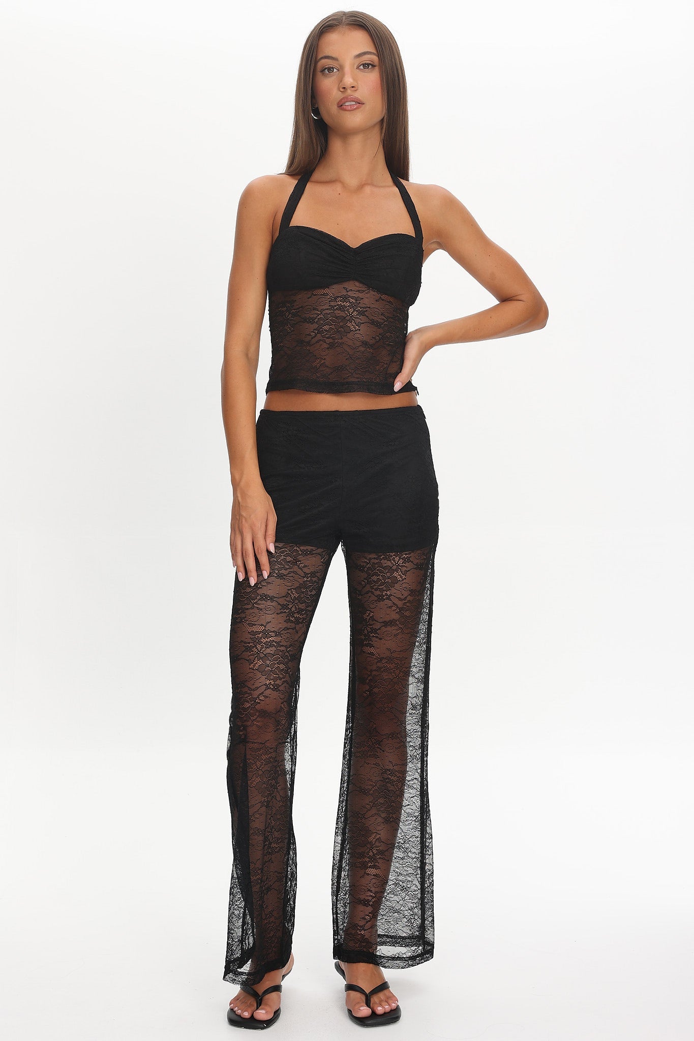 Sugarberry Lace Pants Black