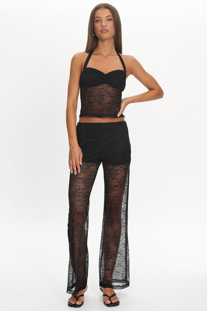 Sugarberry Lace Pants Black