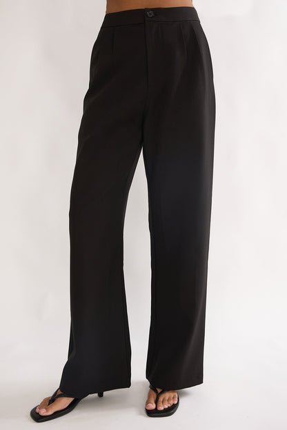 Meri Side Pocket Trouser Pants Black