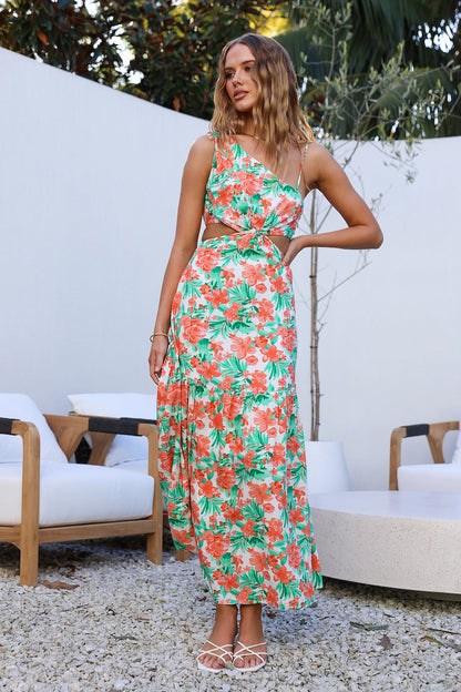 Meet Cute Maxi Dress Orange