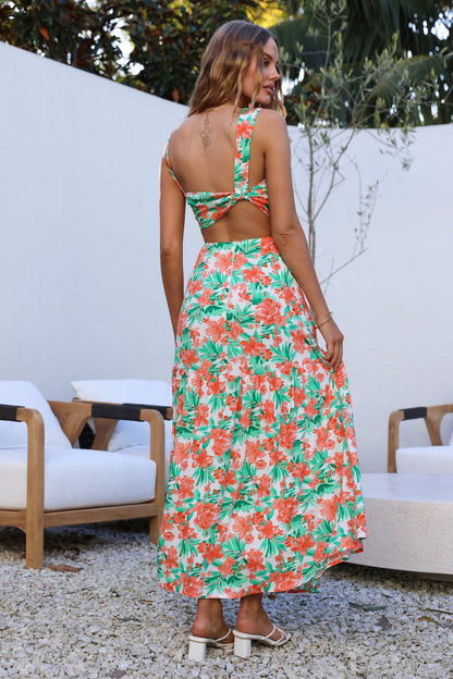 Meet Cute Maxi Dress Orange