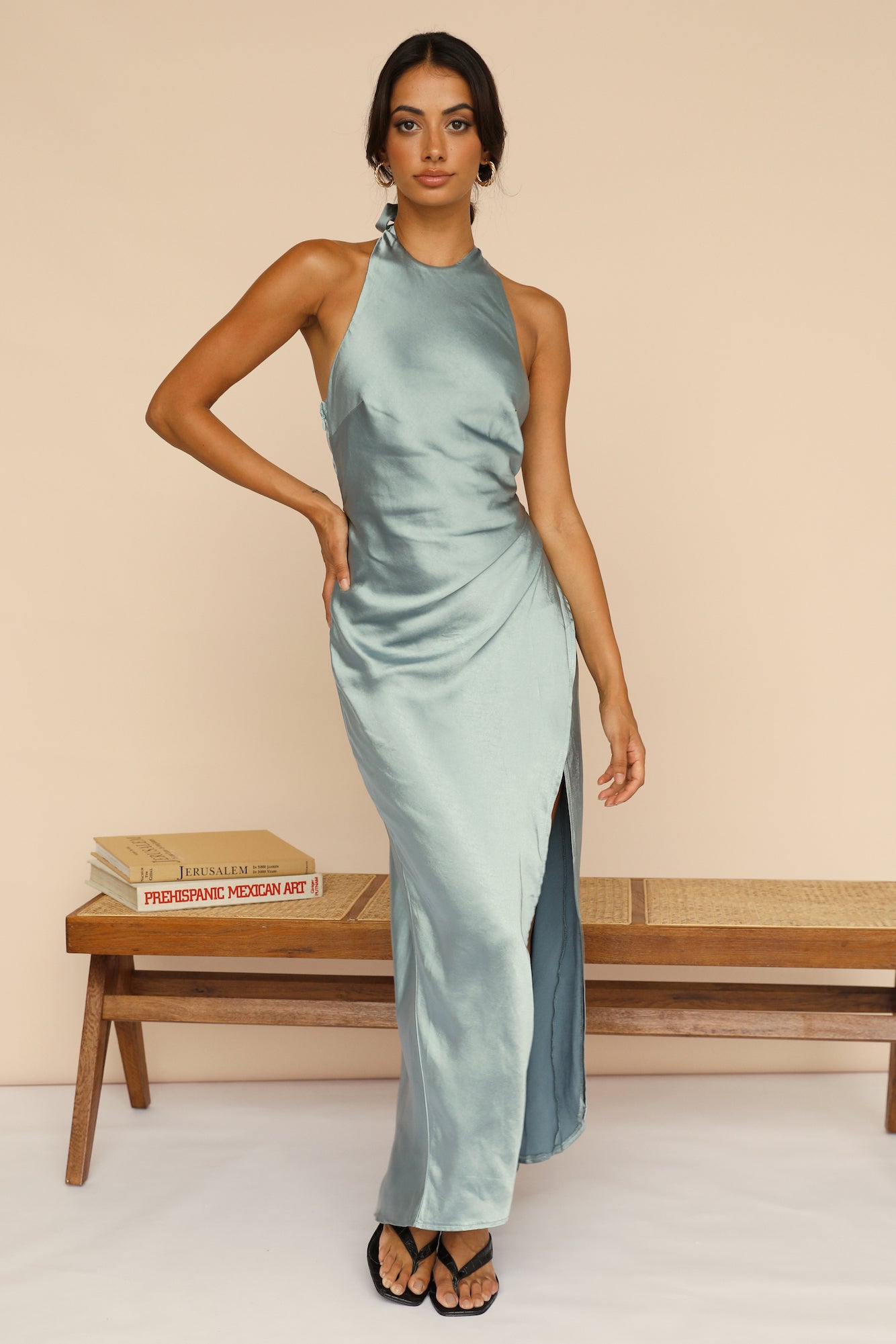 Under The Night Maxi Dress Sage