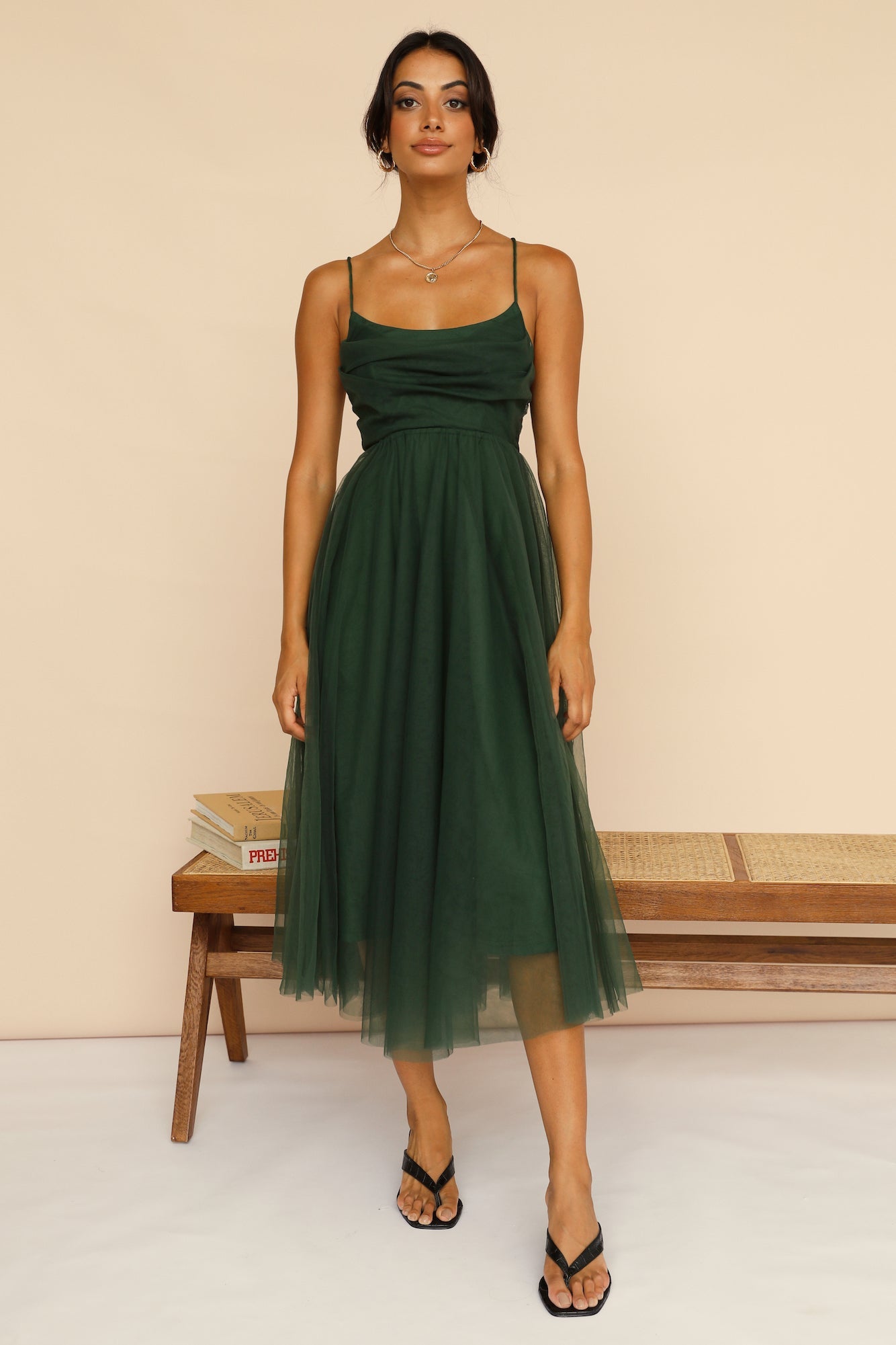 You Gotta Know Maxi Dress Forest Green