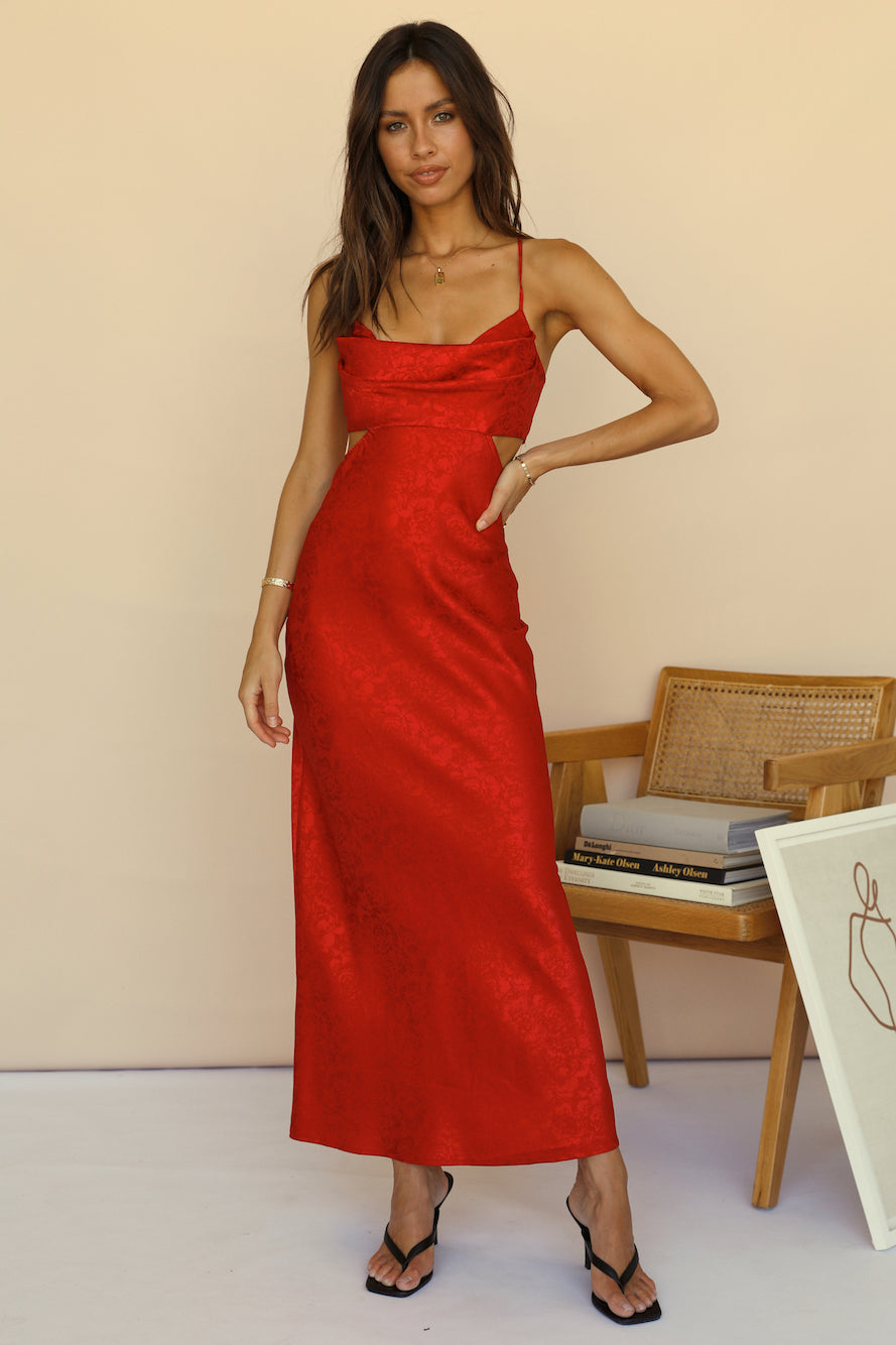 All In Maxi Dress Red