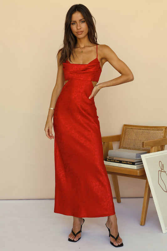 All In Maxi Dress Red