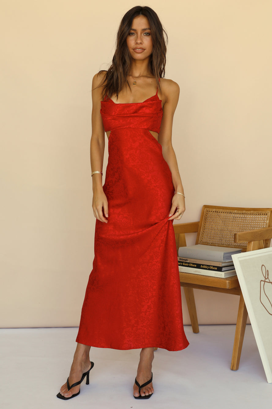 All In Maxi Dress Red