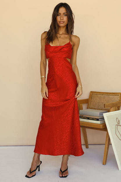 All In Maxi Dress Red