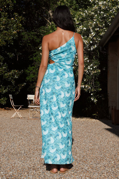 Utopia Mesh Maxi Dress Green