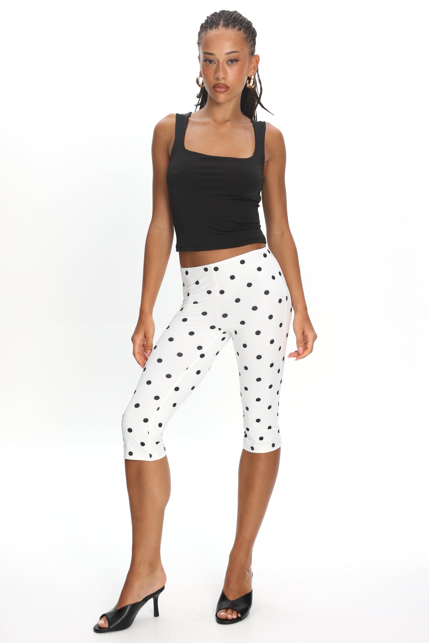 LIONESS Starlight Capri Cream Polka