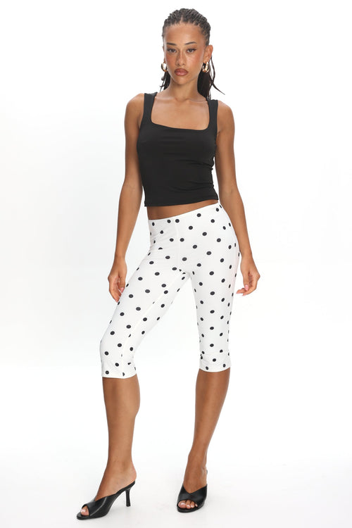 LIONESS Starlight Capri Cream Polka