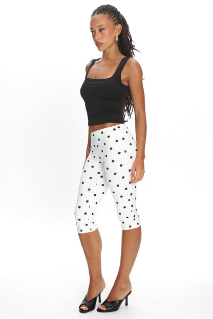 LIONESS Starlight Capri Cream Polka