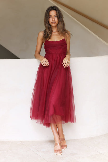 You Gotta Know Maxi Dress Wine