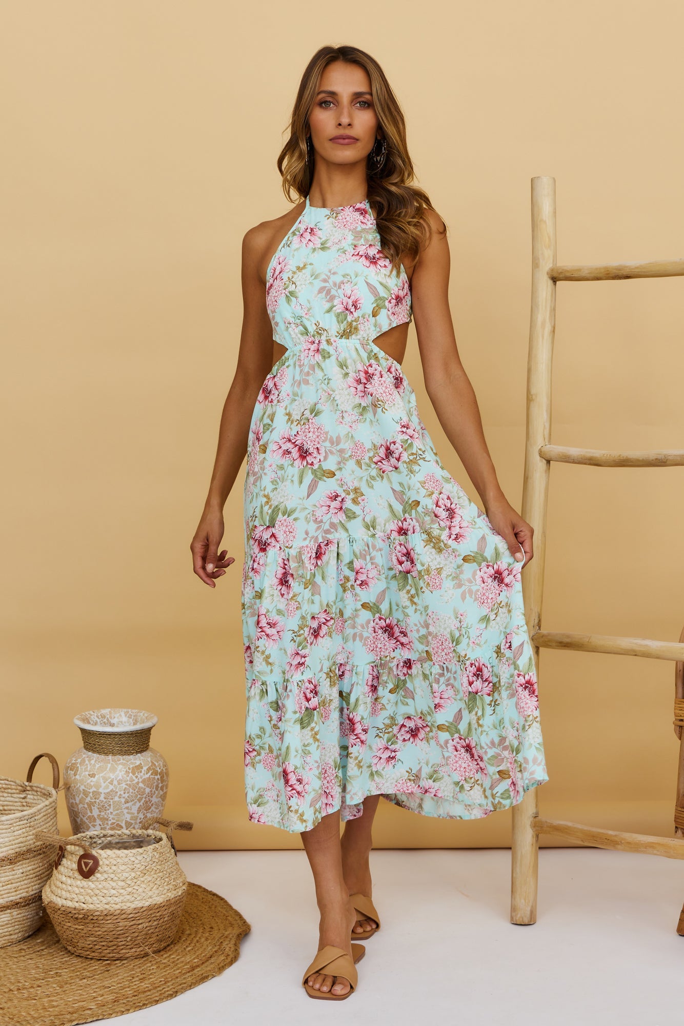 Spotless Skies Maxi Dress
