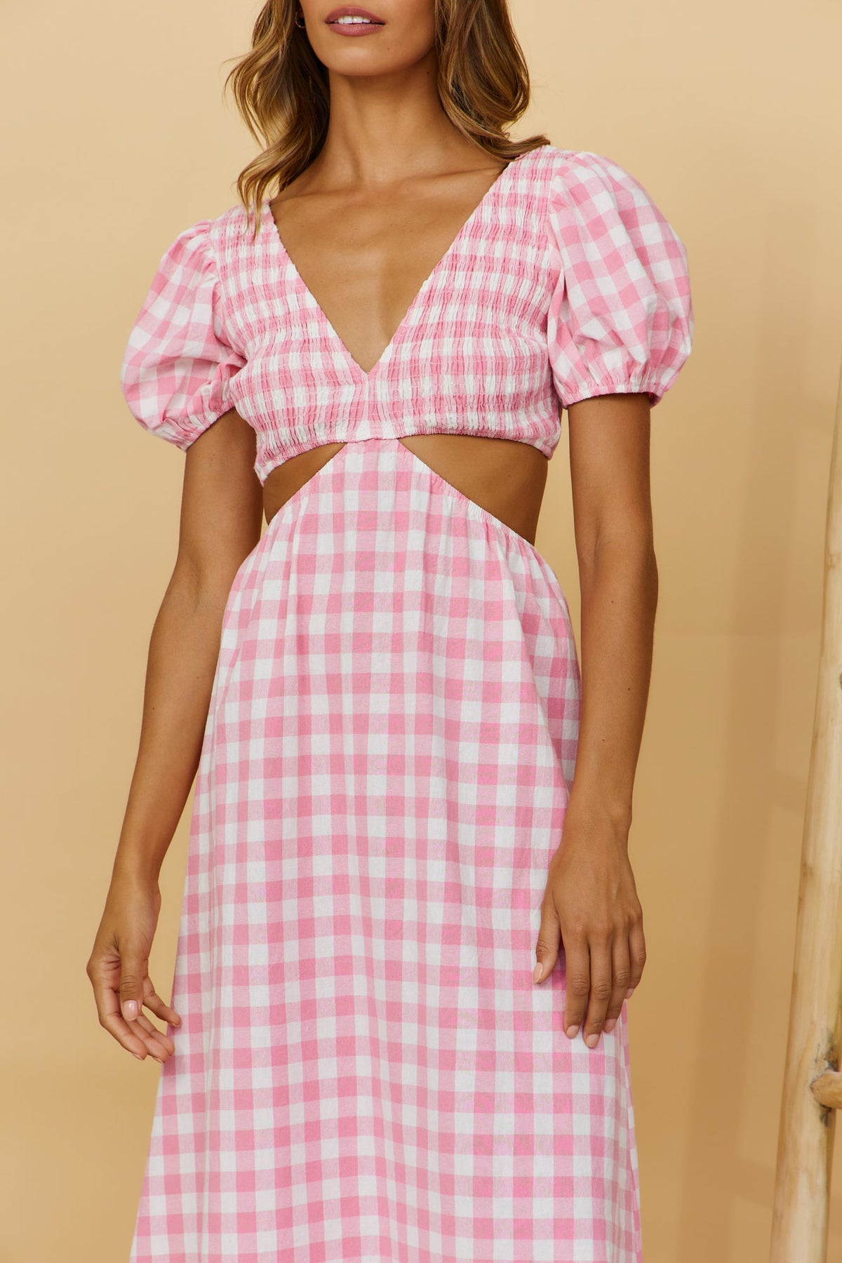 On Rotation Maxi Dress Pink