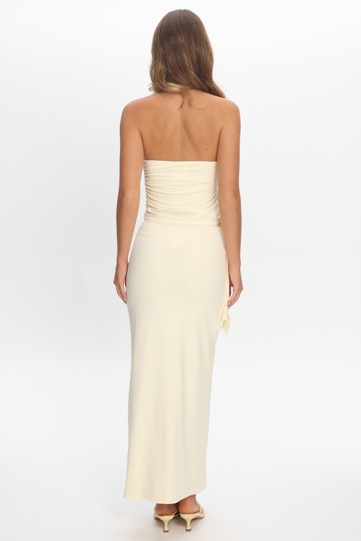 Perez Bodycon Maxi Skirt Butter