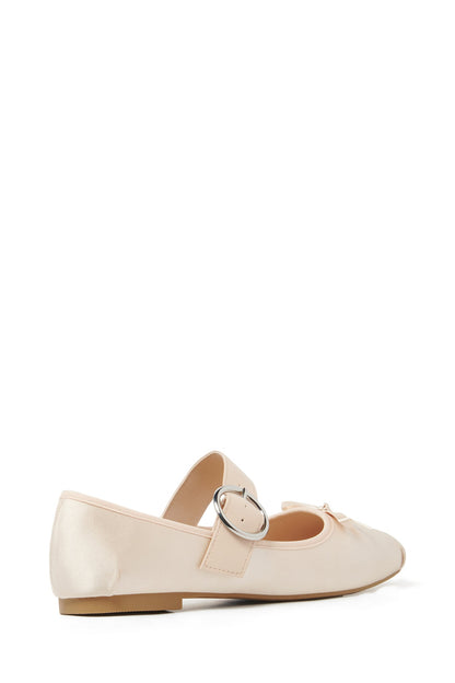THERAPY Mesmerize Ballet Flat Blush Satin