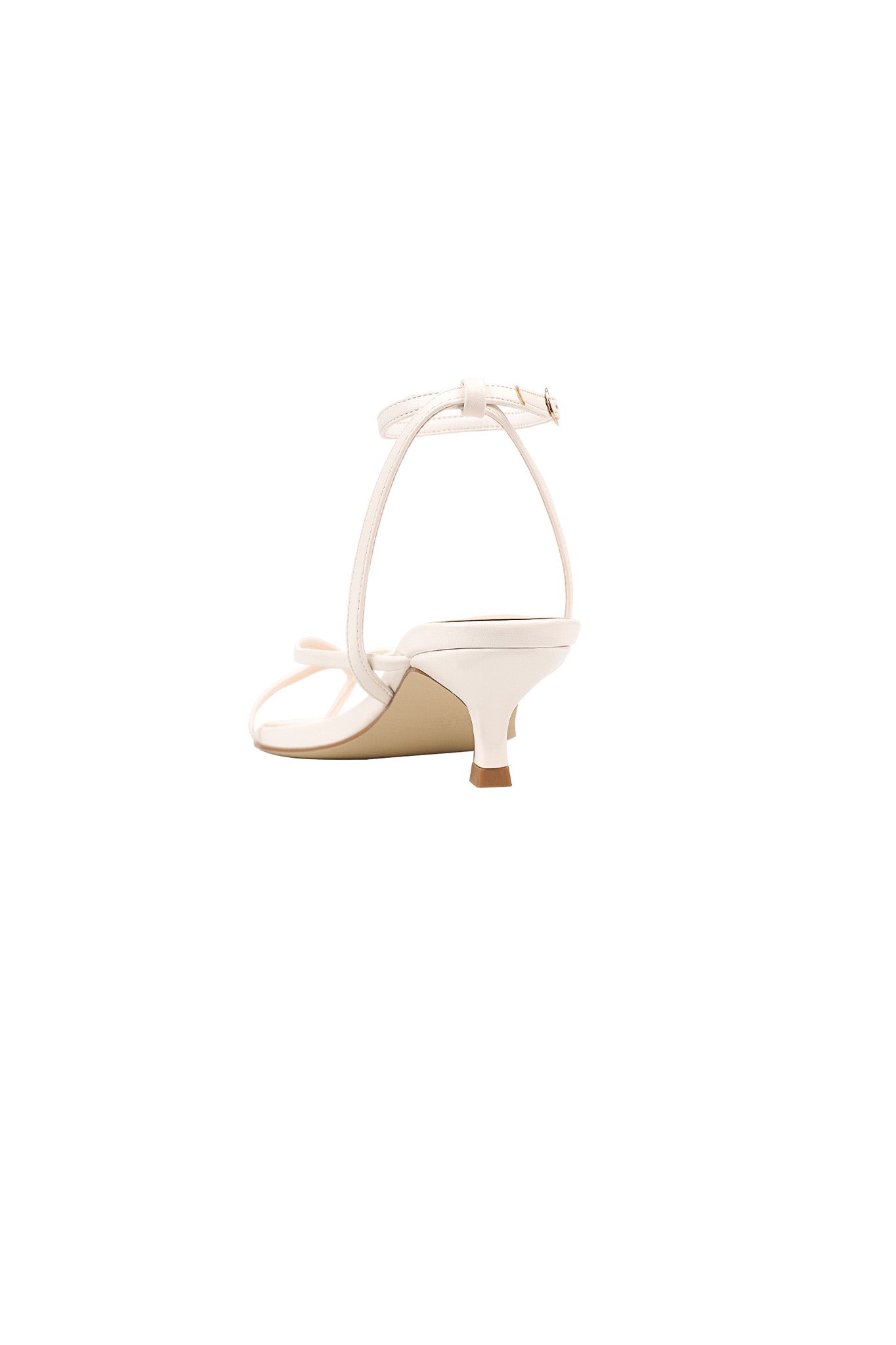 VERALi Maeve Kitten Heel Chalk White