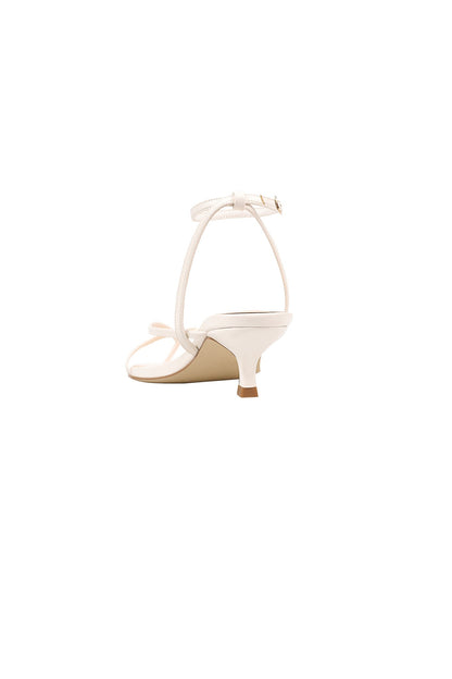 VERALi Maeve Kitten Heel Chalk White