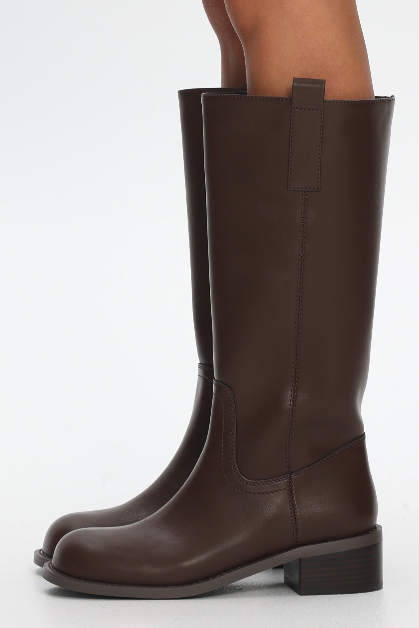 VERALi Rogue Knee High Boots Chocolate Brown