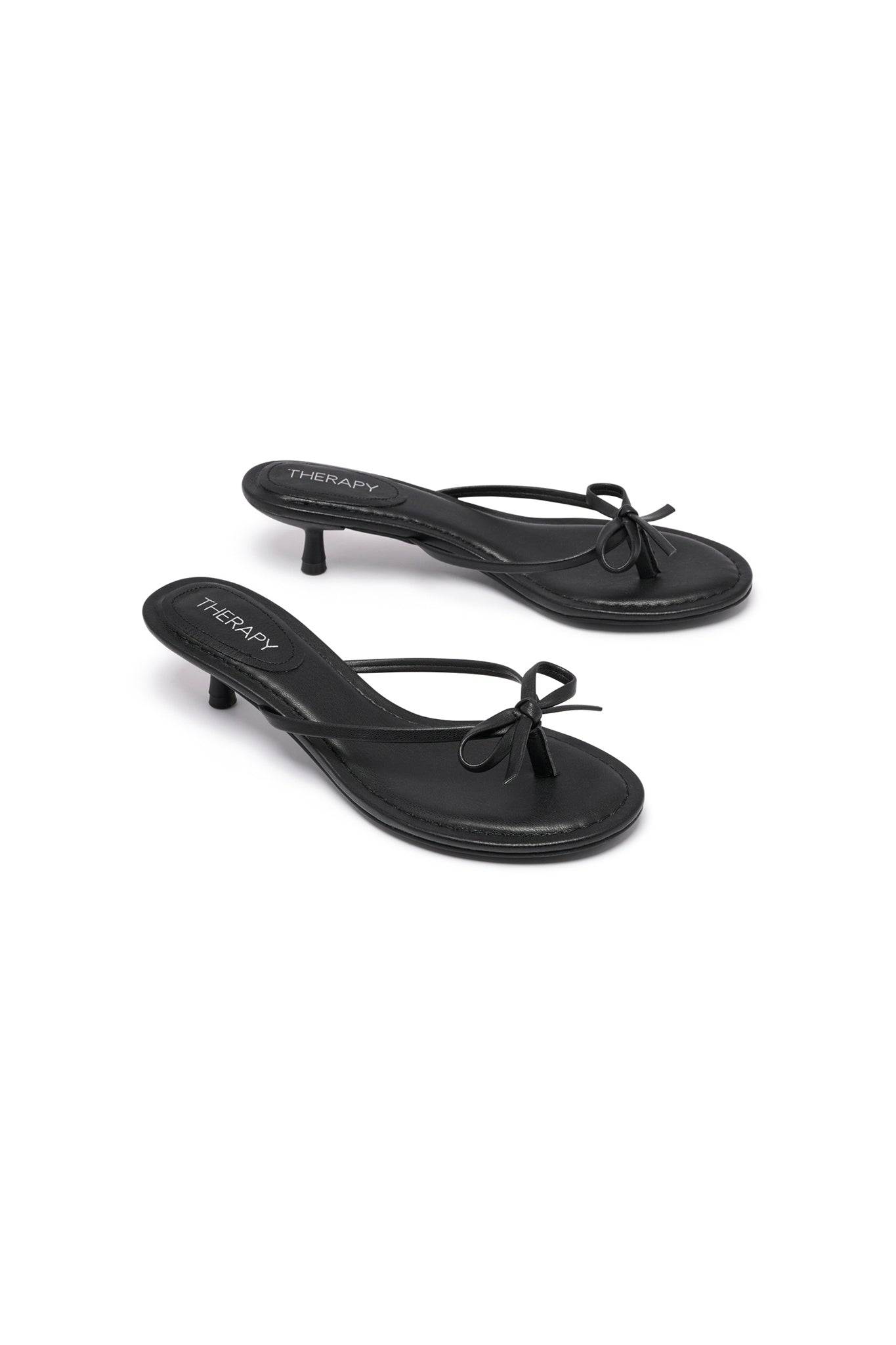 THERAPY Somer Thong Heel Black