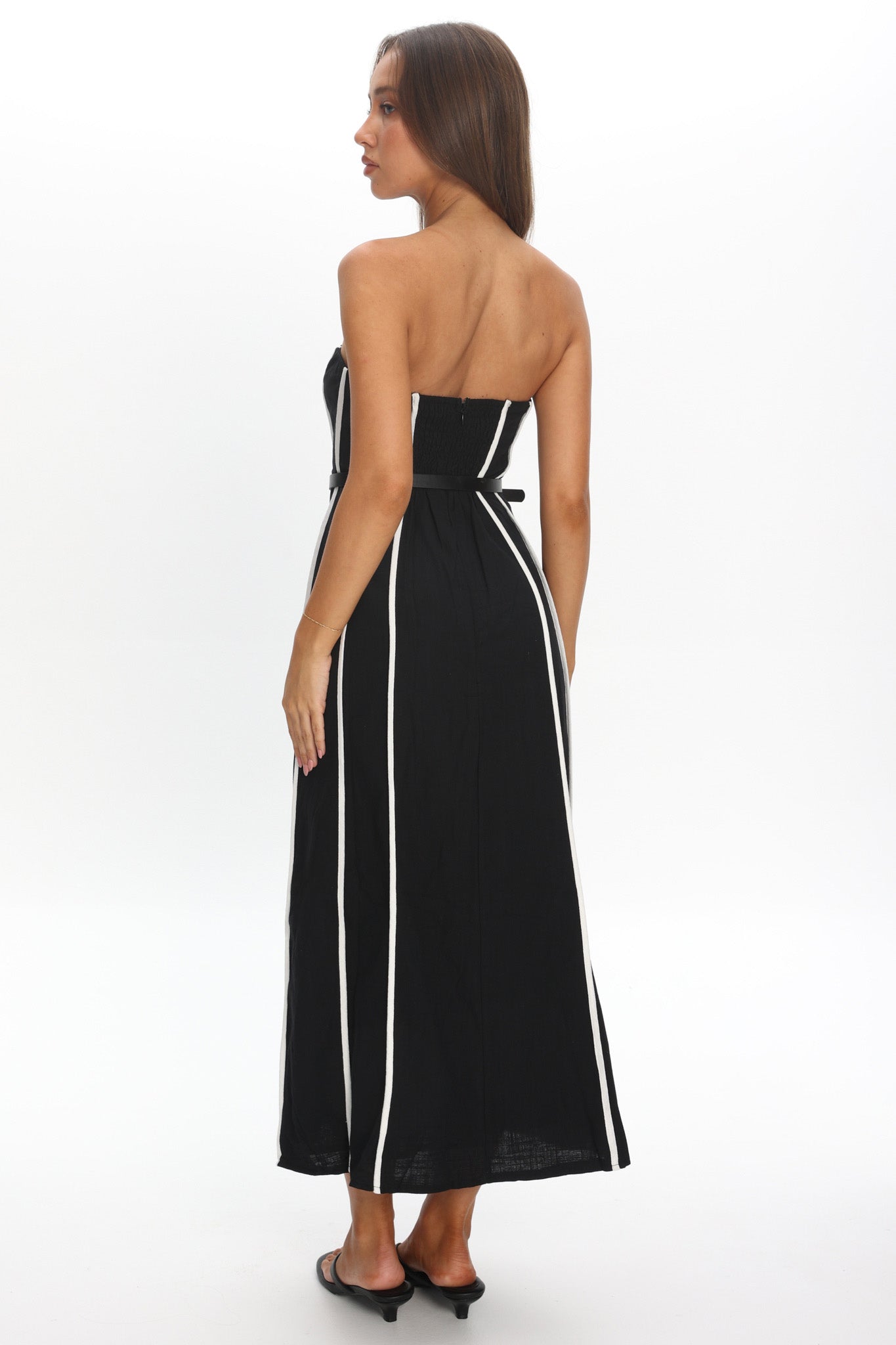 Azalea Sleeveless Midi Dress Black