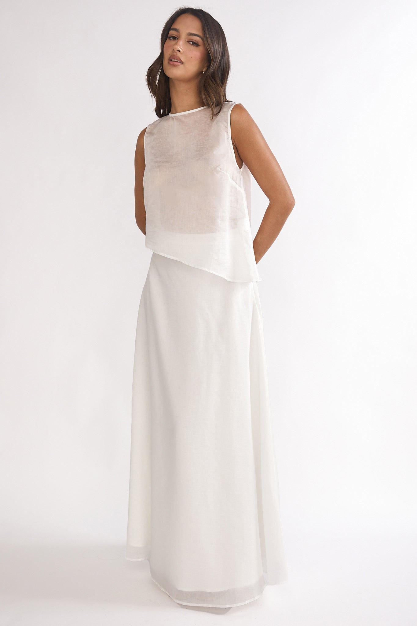 Lemora Maxi Skirt White