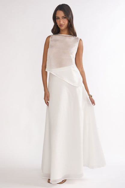 Lemora Maxi Skirt White