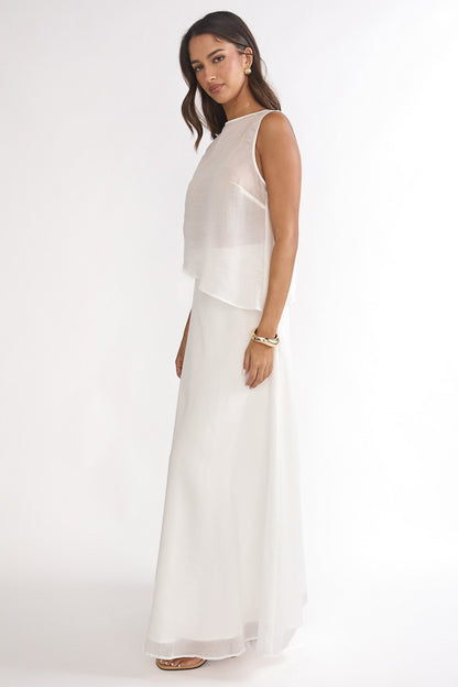 Lemora Maxi Skirt White