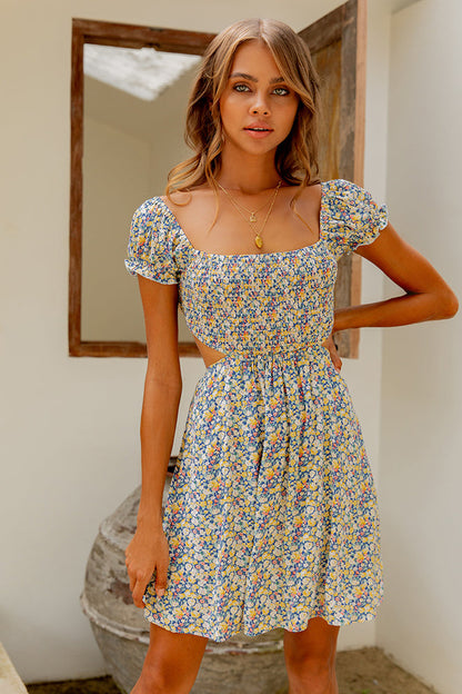 HELLO MOLLY Cutie Pot Dress Blue