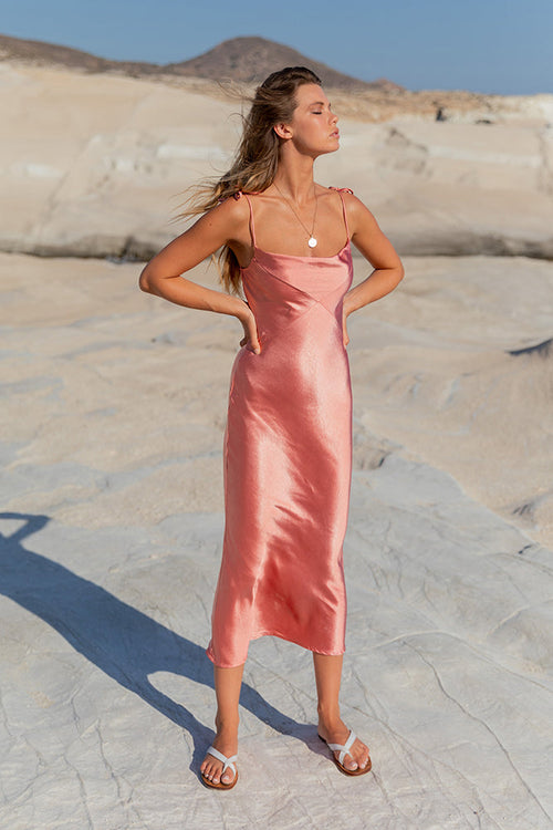 Haeda Maxi Dress Rose