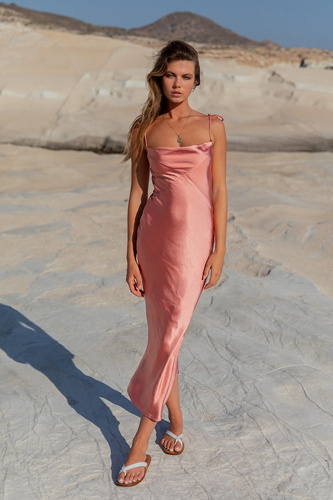 Haeda Maxi Dress Rose