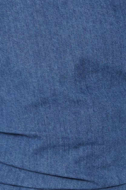 Elvira Mini Dress - Medium Wash Denim