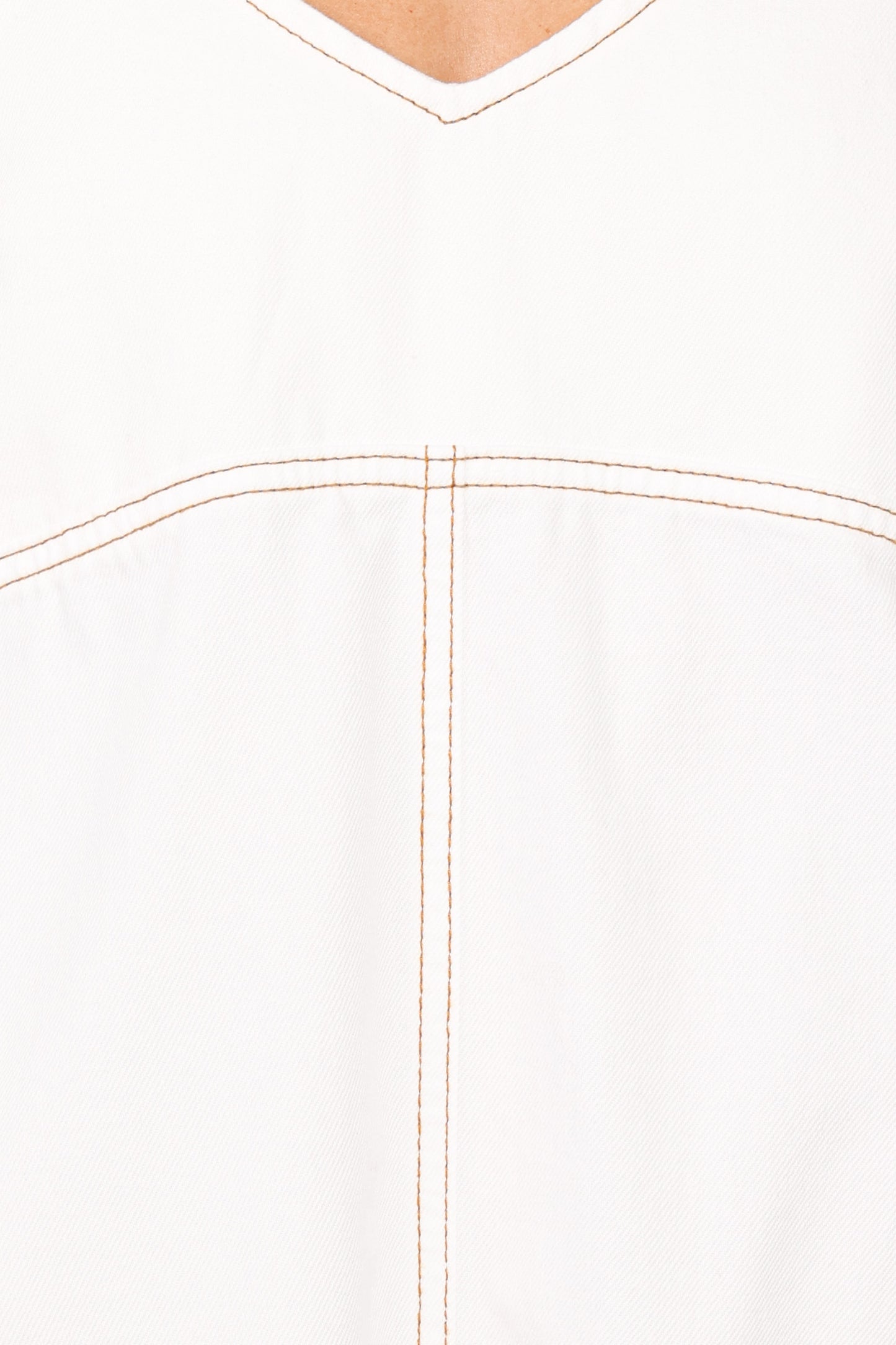 Kinley Mini Dress - White Denim