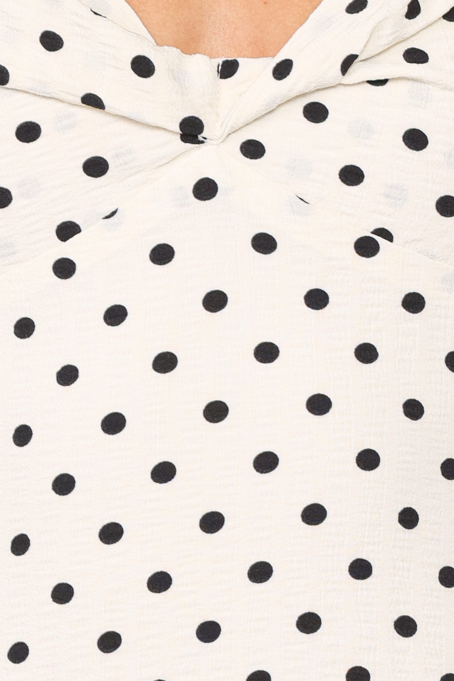 Sophina Midi Dress - Black Polka Dot