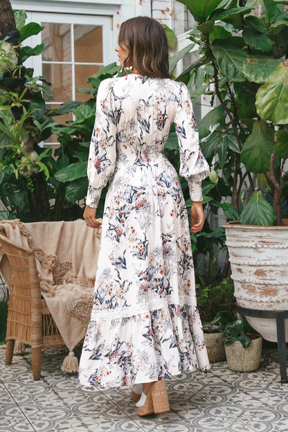 Renaissance Fair Maxi Dress White