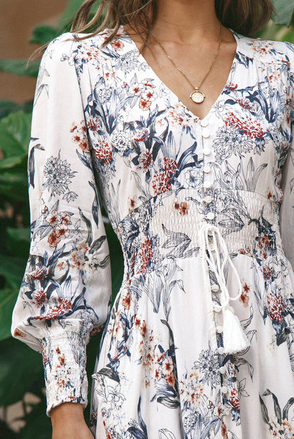 Renaissance Fair Maxi Dress White