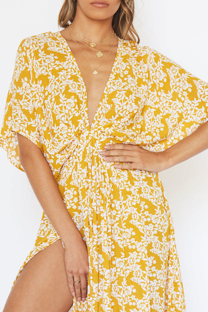 Phoenix Maxi Dress Mustard