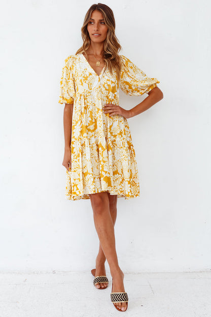 Sunstone Dress Yellow