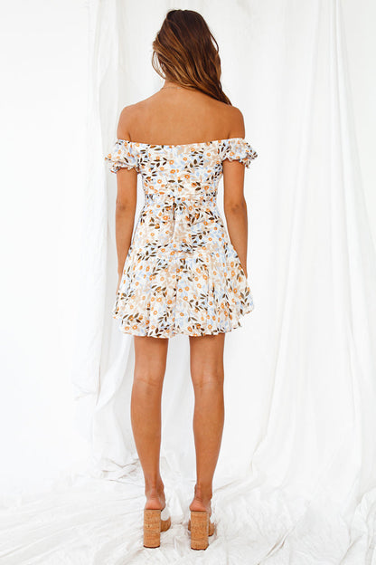 Few Pleasantries Dress Blue Multi