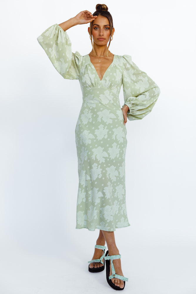 Endless Possibilities Maxi Dress Green