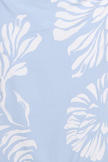 Apryl Midi Dress - Shell Print